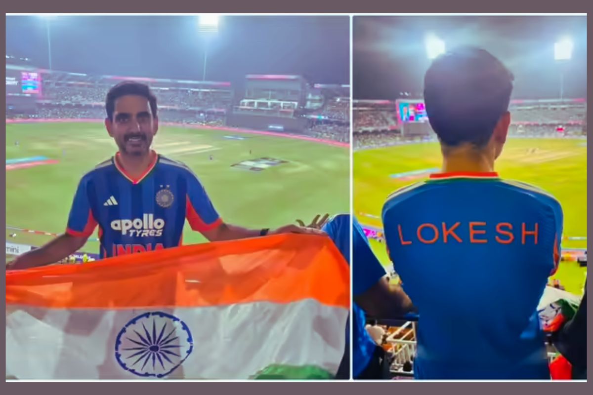 టీ20 ప్రపంచకప్‌లో భాగంగా కొలంబోలో జరిగిన భారత్-పాక్ మ్యాచ్‌కు ఏపీ మంత్రి నారా లోకేష్ హాజరయ్యారు. టీమిండియా విజయాన్ని ఆస్వాదిస్తూ ఫోటోలను షేర్ చేశారు.