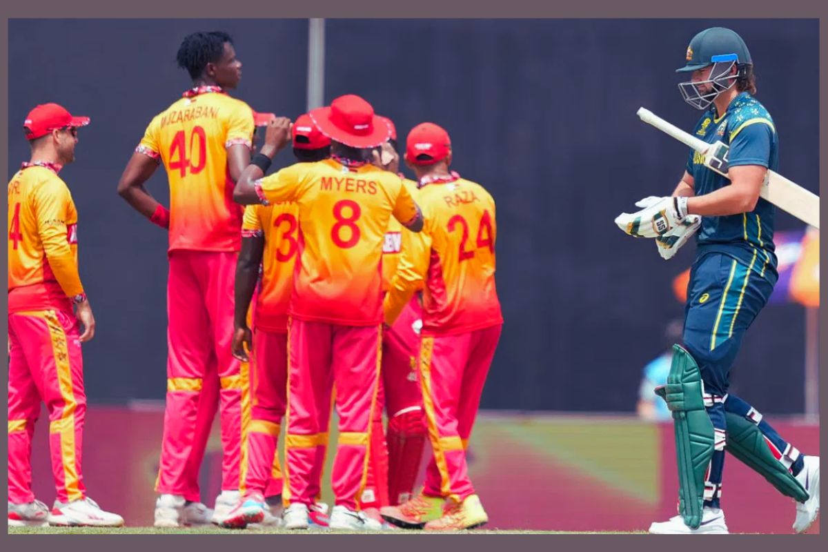 T20 World Cup 2026: ప్రపంచ కప్‌లో జింబాబ్వే ఆస్ట్రేలియాను 23 పరుగులతో ఓడించి పెను సంచలనం సృష్టించింది. పూర్తి స్కోరు వివరాలు-విశ్లేషణ ఇక్కడ చదవండి.